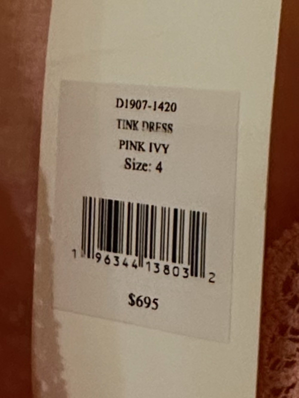 Love Shack Fancy Tink Dress Size 4 - Picture 4 of 4
